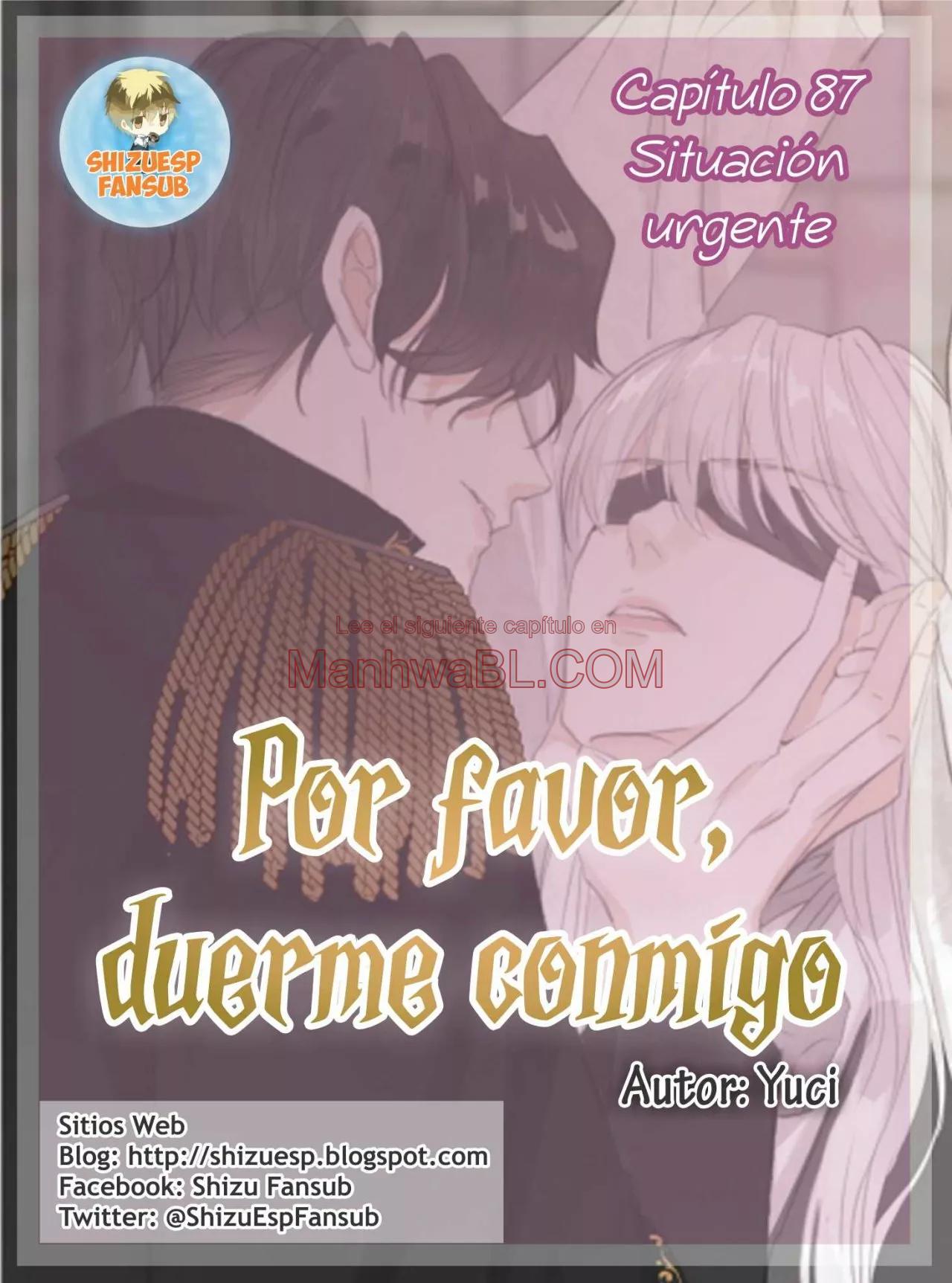Por favor, duerme conmigo - Capítulo 87 manhwa