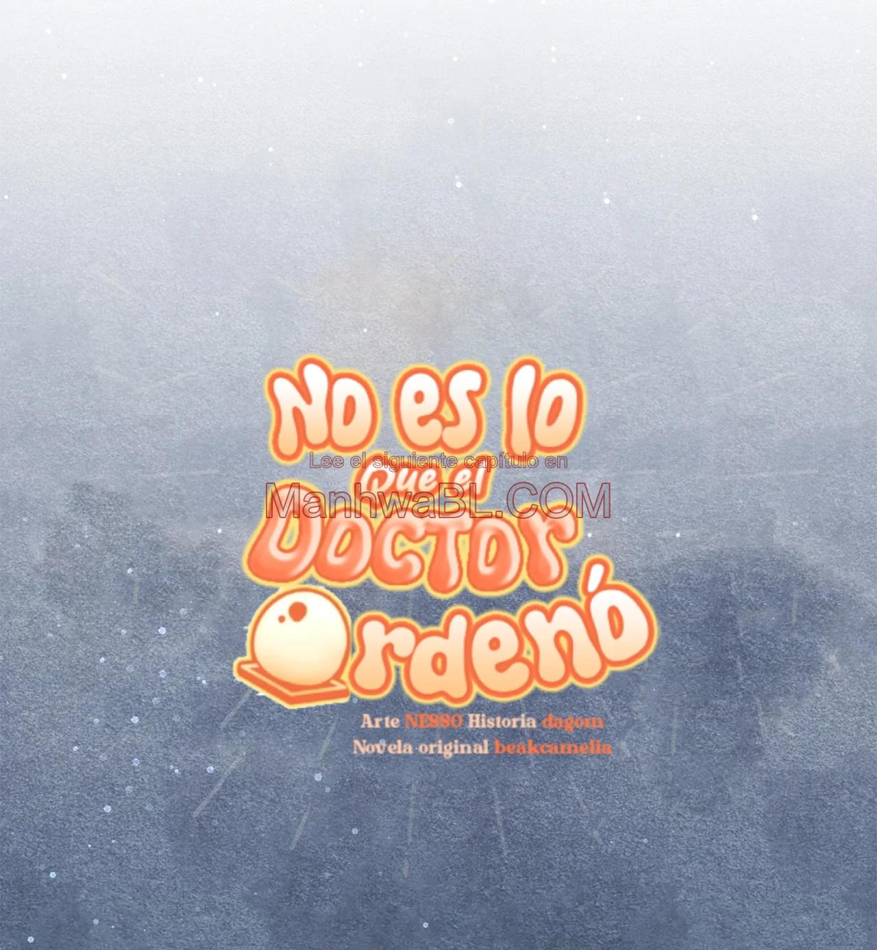 No es lo que el doctor ordenó - Capítulo 1 manhwa