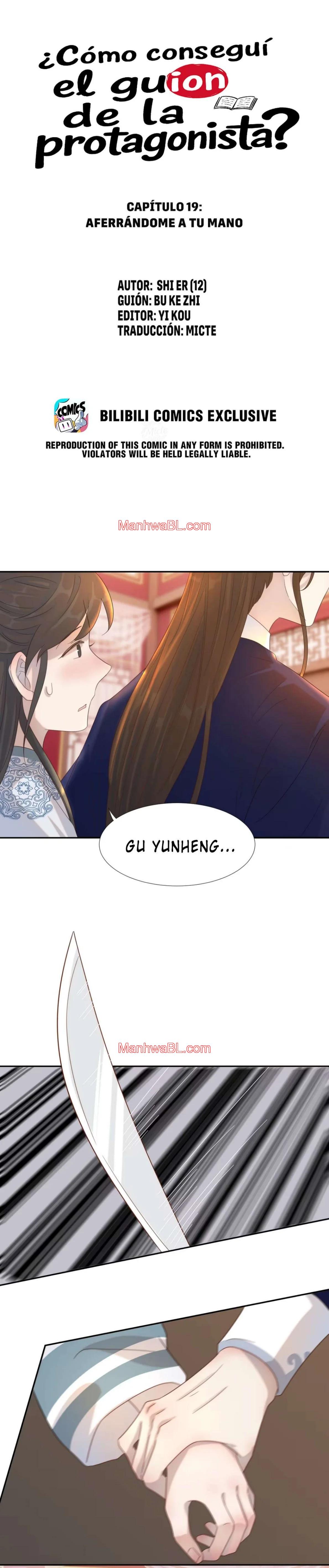 Parece que tomé por error el guión de la protagonista - Capítulo 19 manhwa