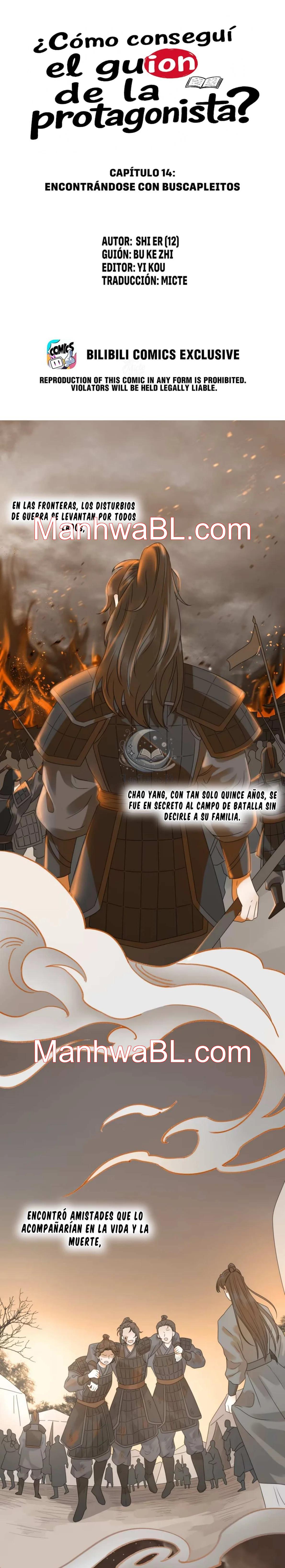 Parece que tomé por error el guión de la protagonista - Capítulo 14 manhwa