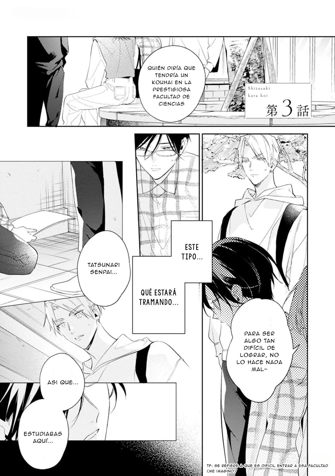 Shitasaki Kara Koi - Capítulo 3 manhwa