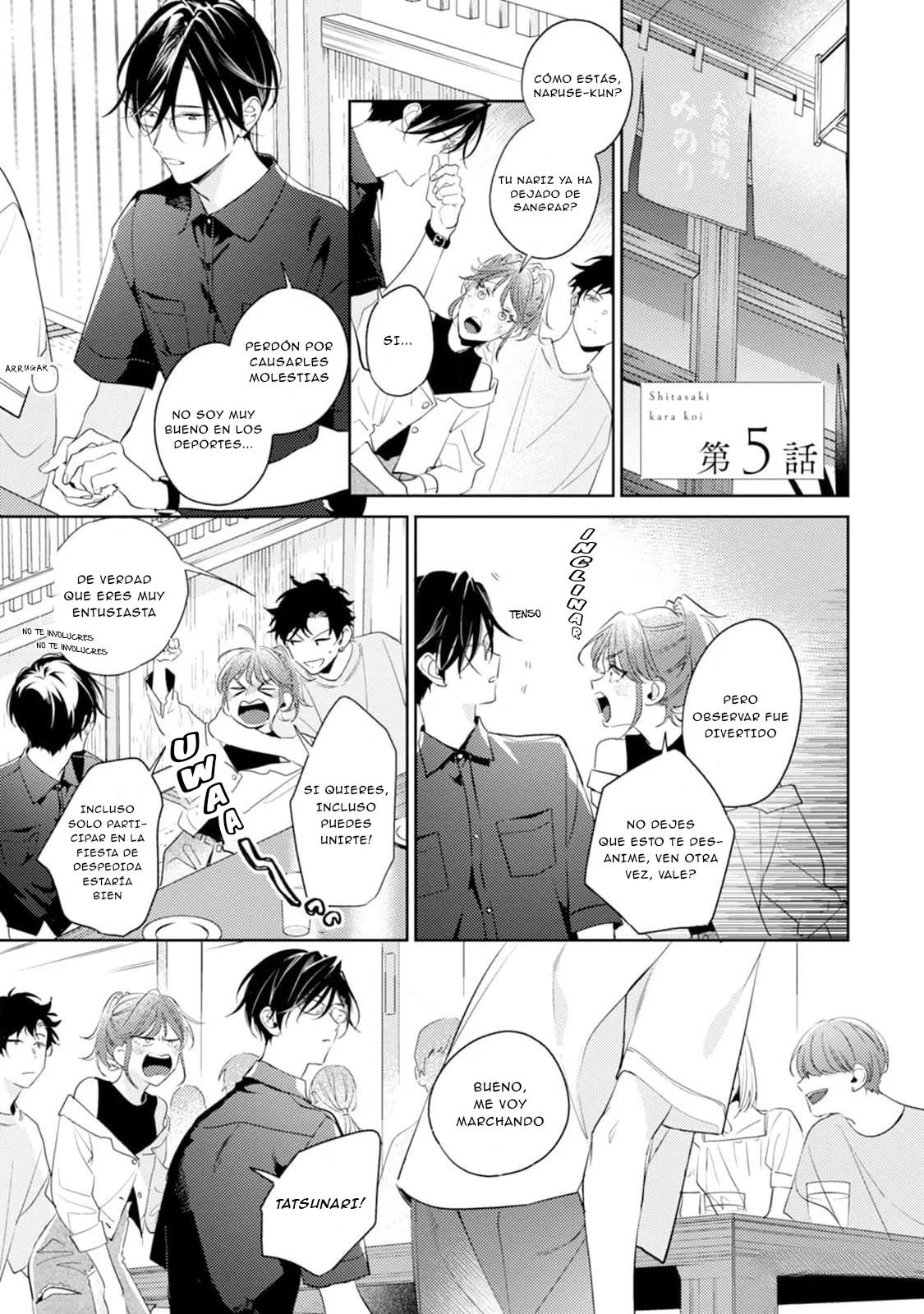 Shitasaki Kara Koi - Capítulo 5 manhwa