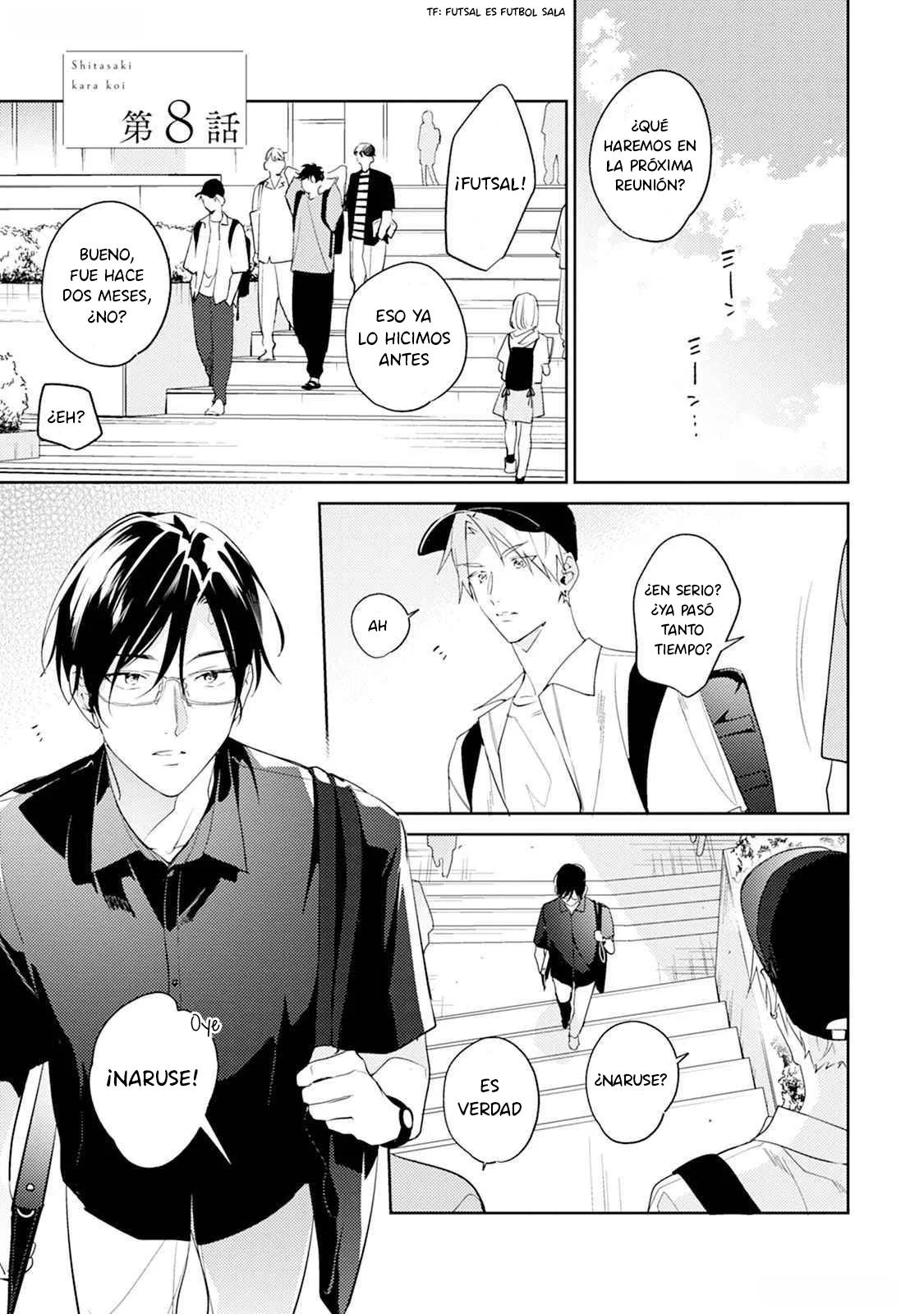 Shitasaki Kara Koi - Capítulo 8 manhwa