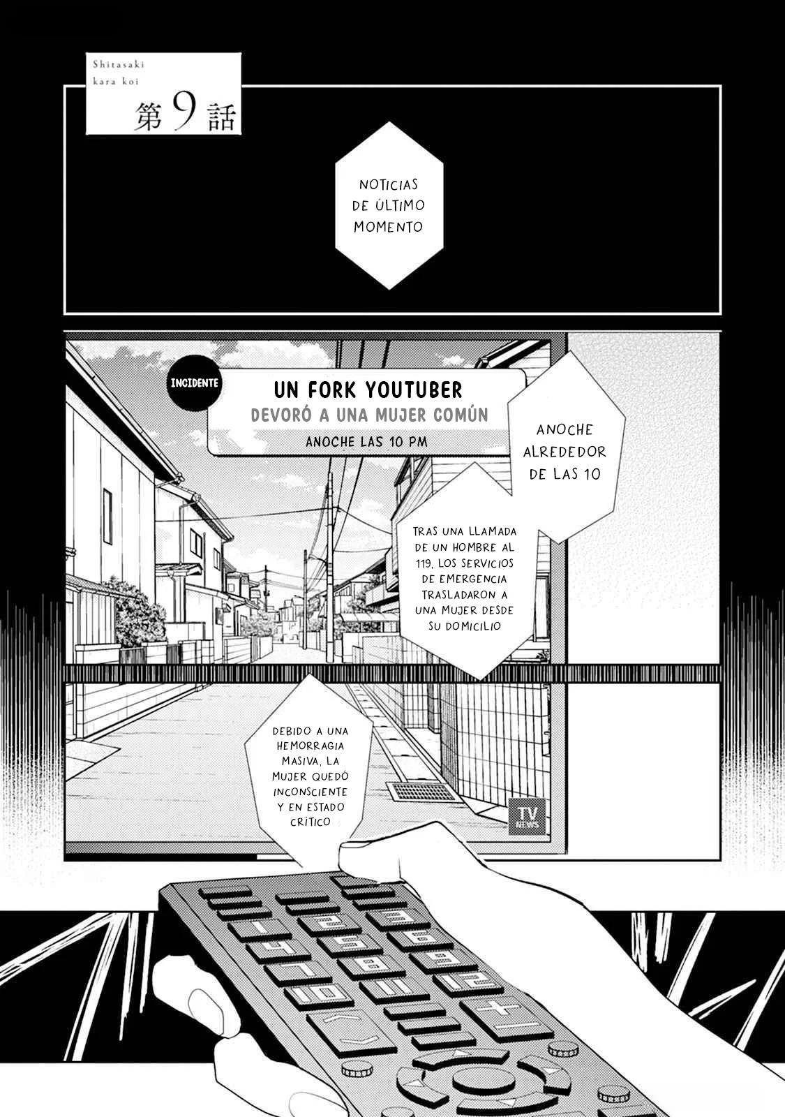 Shitasaki Kara Koi - Capítulo 9 manhwa