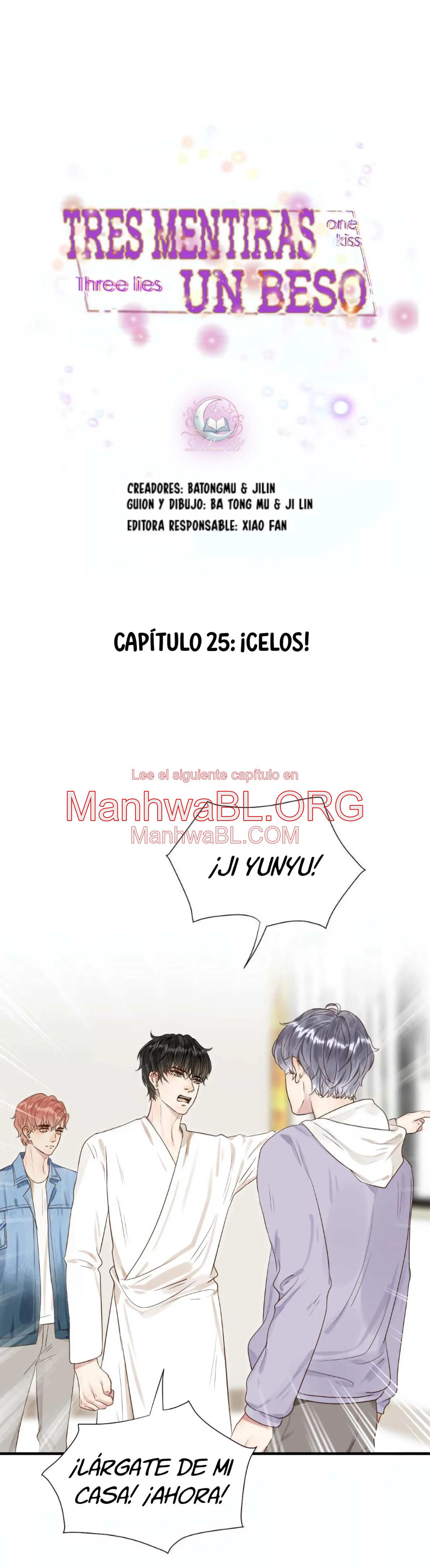 Tres mentiras y un beso - Capítulo 25 manhwa