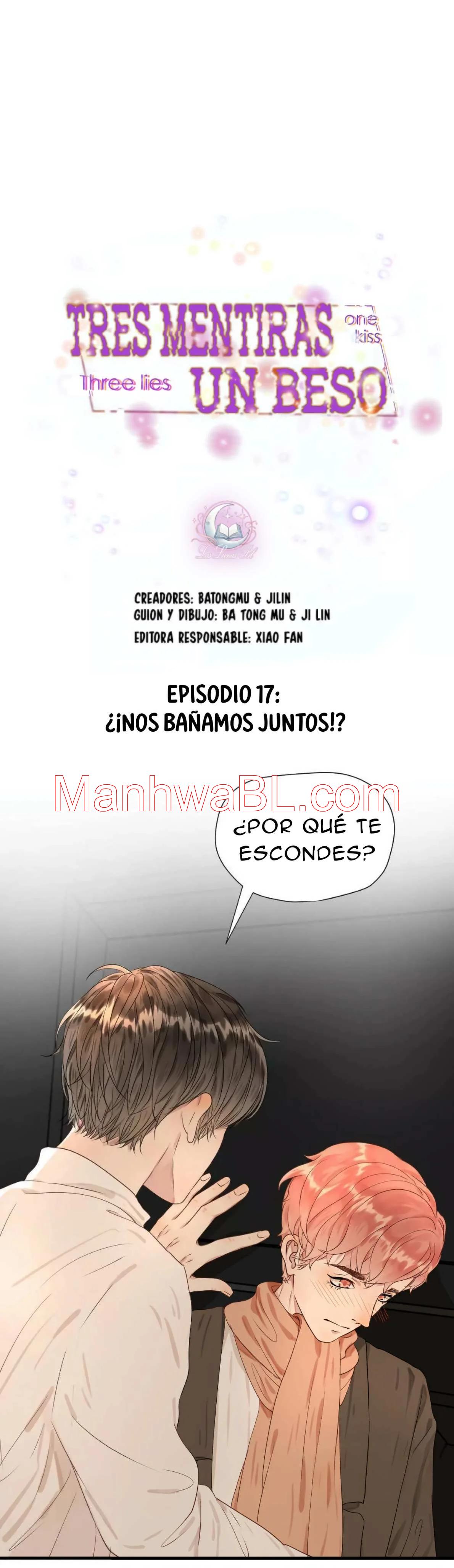 Tres mentiras y un beso - Capítulo 17 manhwa